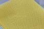 IROX Clean Ledertuch Gelb gelocht
